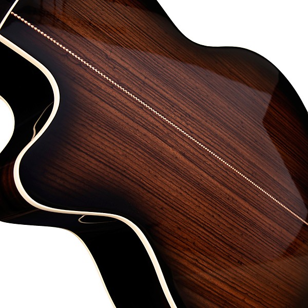 Godin Connaisseur Rosewood Mini Jumbo Acoustic-Electric Guitar Black