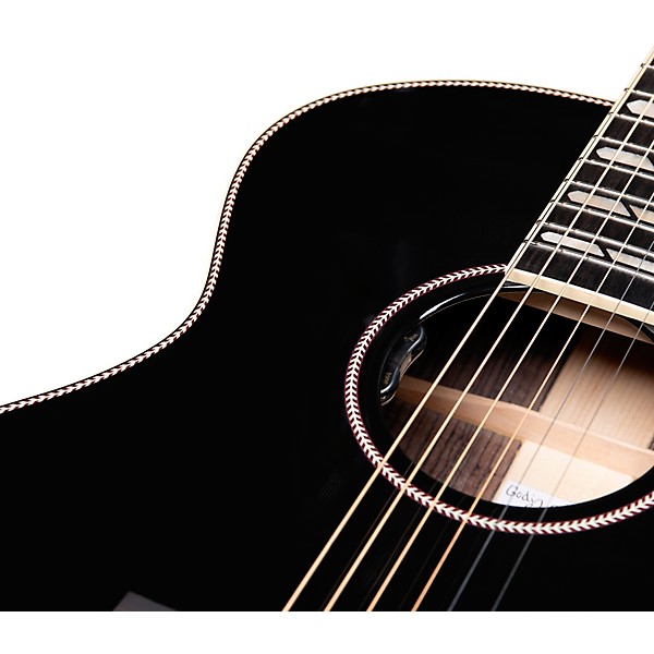 Godin Connaisseur Rosewood Mini Jumbo Acoustic-Electric Guitar Black