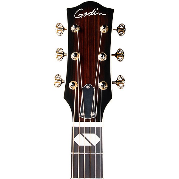 Godin Connaisseur Rosewood Mini Jumbo Acoustic-Electric Guitar Black