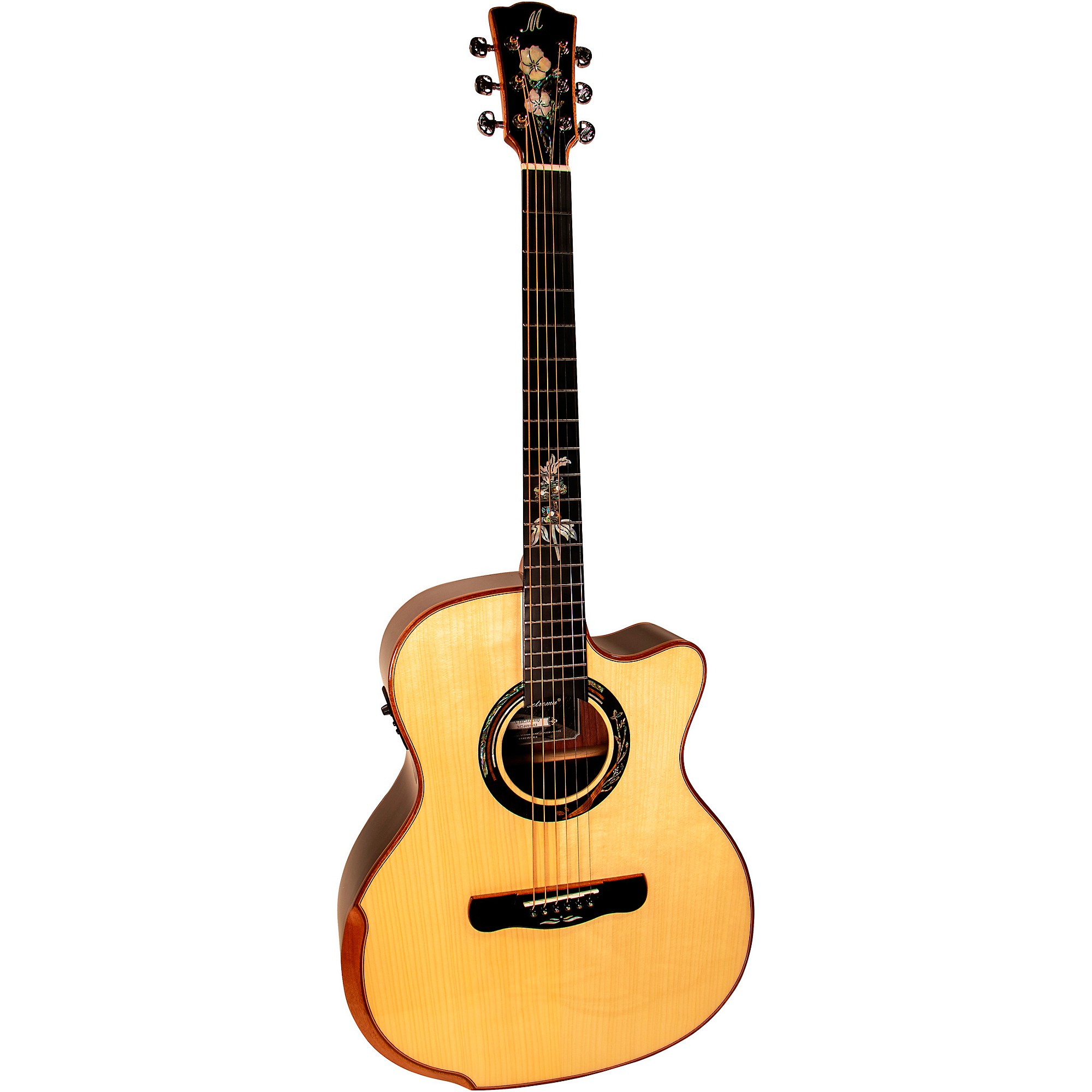 Merida A18GAC2 Grand Auditorium Acoustic-Electric Guitar Natural