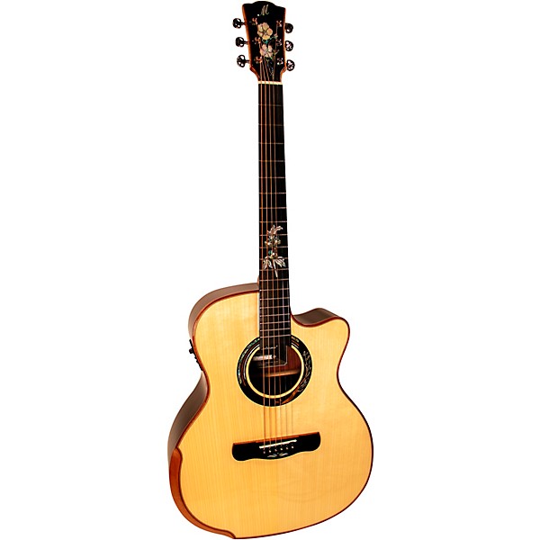 Merida A18GAC2 Grand Auditorium Acoustic-Electric Guitar Natural