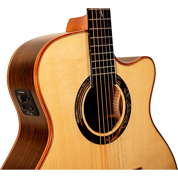Merida A18GAC2 Grand Auditorium Acoustic-Electric Guitar Natural