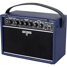 BOSS Katana Mini X 10W 1x5 Limited-Edition Battery-Powered Guitar Combo Amp Blue