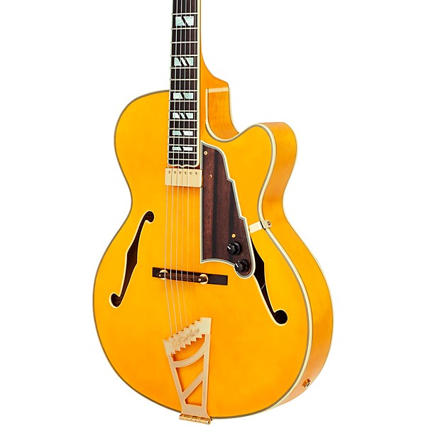 D'Angelico Excel 16 Hollowbody Electric Guitar With Seymour Duncan Johnny Smith Mini Humbucker Amber
