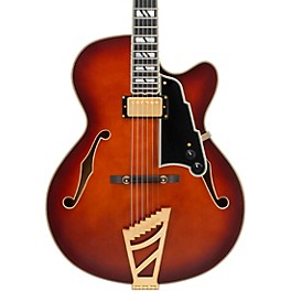 D'Angelico Excel 16 Hollowbody Electric Guitar w/ Seymour Duncan 59 Humbucker Amaretto Burst