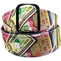 Get'm Get'm Good Vibes Money Talks Guitar Strap 2 in.