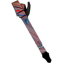 Get'm Get'm Good Vibes Groovy Guitar Strap Red 2 in.