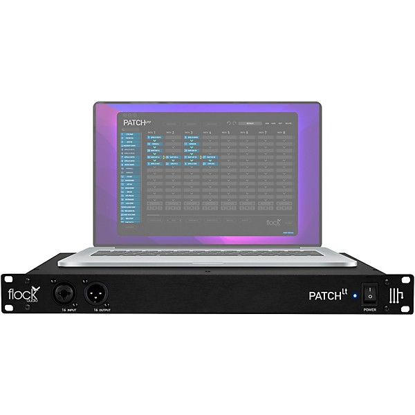 Flock Audio Patch LT 32-point Digitally Controlled Analog Patchbay