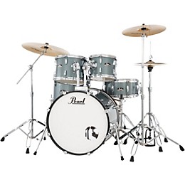 Pearl Roadshow 5-Piece Drum Set With Hardware and SABIAN PX Cymbals Charcoal Metallic