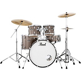 Pearl Roadshow 5-Piece Drum Set With Hardware and SABIAN PX Cymbals Bronze Metallic
