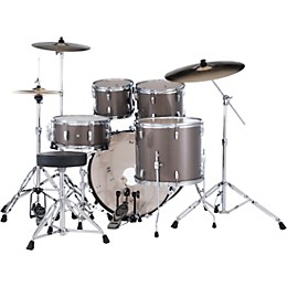 Pearl Roadshow 5-Piece Drum Set With Hardware and SABIAN PX Cymbals Bronze Metallic