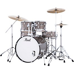 Pearl Roadshow 5-Piece Drum Set With Hardware and SABIAN PX Cymbals Bronze Metallic