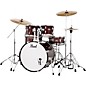 Pearl Roadshow 5-Piece Drum Set With Hardware and SABIAN PX Cymbals Red Wine