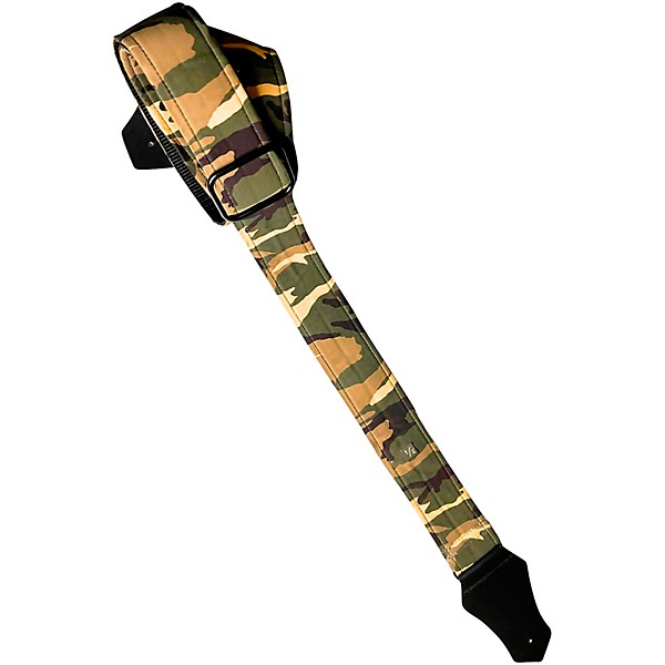 Get'm Get'm Camo Guitar Strap Green 2 in.