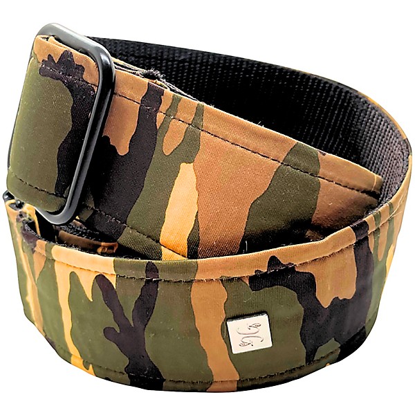 Get'm Get'm Camo Guitar Strap Green 2 in.