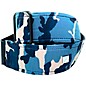 Get'm Get'm Camo Guitar Strap Blue 2 in.