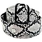 Get'm Get'm Electric Snake Guitar Strap White 2 in.