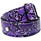 Get'm Get'm Electric Snake Guitar Strap Purple 2 in.
