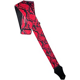 Get'm Get'm Electric Snake Guitar Strap Red 2 in.