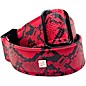 Get'm Get'm Electric Snake Guitar Strap Red 2 in.