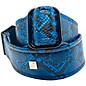 Get'm Get'm Electric Snake Guitar Strap Blue 2 in.
