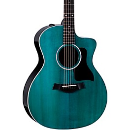 Taylor 214ce Special-Edition Grand Auditorium Acoustic-Electric Guitar Trans Blue