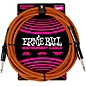 Ernie Ball Braided Straight to Straight Instrument Cable 10 ft. Pumpkin Pie thumbnail