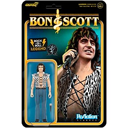 Super7 Super7 ReAction Figures - Bon Scott (Leopard Print)