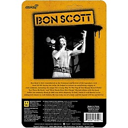 Super7 Super7 ReAction Figures - Bon Scott (Leopard Print)