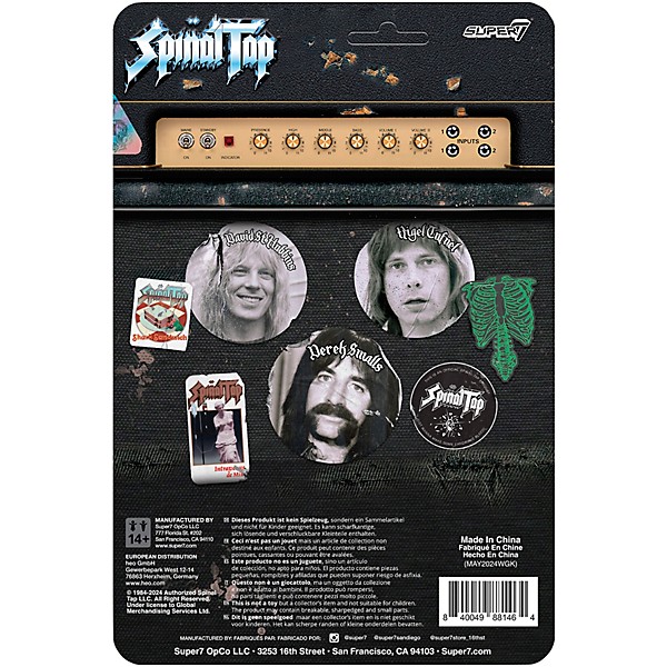Super7 Super7 ReAction Figures - Spinal Tap David St. Hubbins