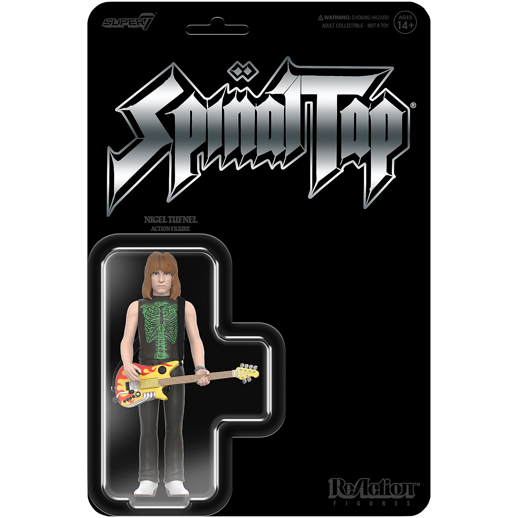 【 アミューズメント限定 】Spin 8分の1斗缶 4点 セット Super7 Super7 ReAction Figures - Spinal Tap Nigel Tufnel | Guitar
