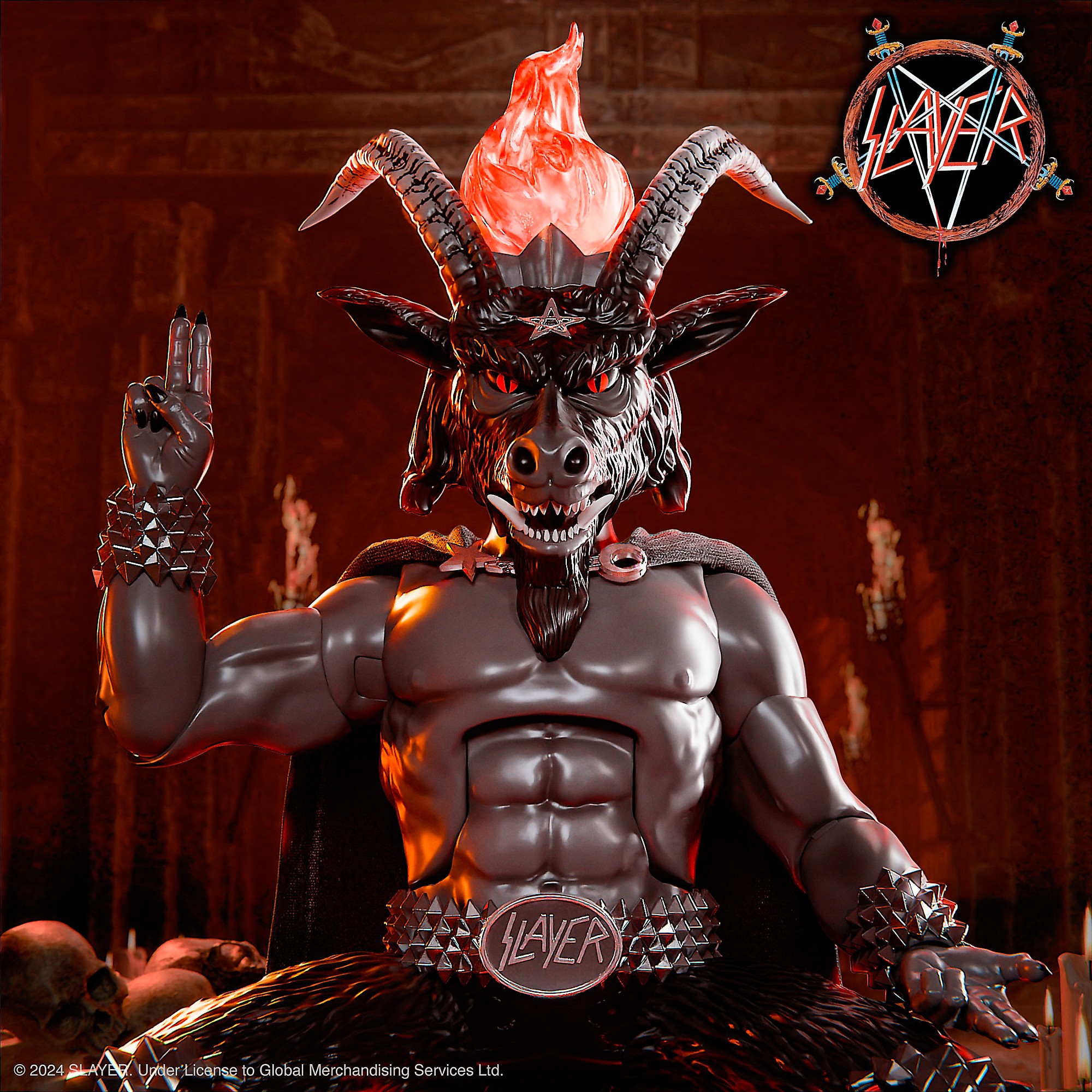 Super7 Super7 ULTIMATES! Slayer - Minotaur (Black Magic) | Guitar