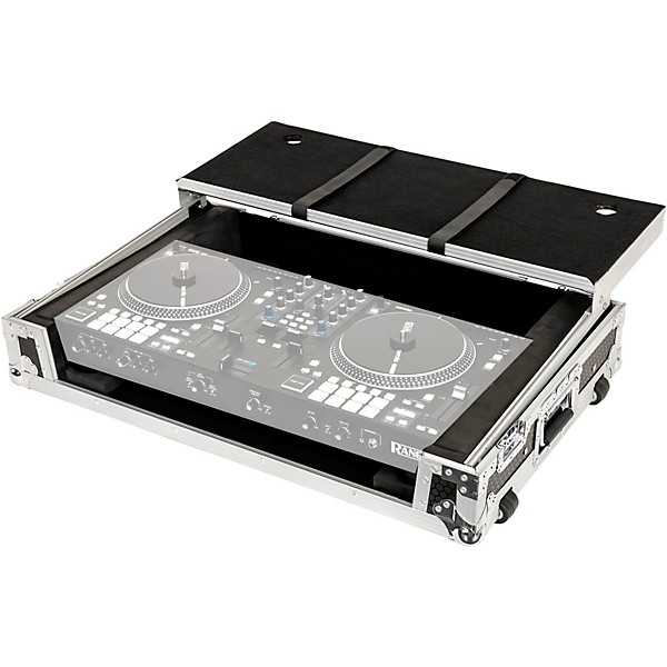 Headliner Flight Case for FLX10, REV7/REV5, GRV6, & RANE ONE MKII With Laptop Platform & Wheels