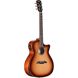Open Box Alvarez AG60CE Performer Grand Auditorium Acoustic-Electric Guitar Level 2 Shadowburst 197881373016