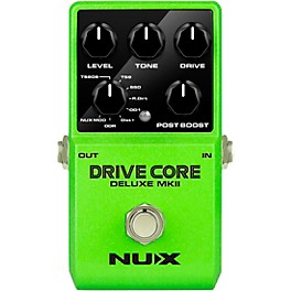 NUX Drive Core Deluxe MKII Overdrive Effects Pedal Green