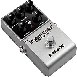 Open Box NUX Komp Core Deluxe MKII Compressor Effects Pedal Level 1 Silver