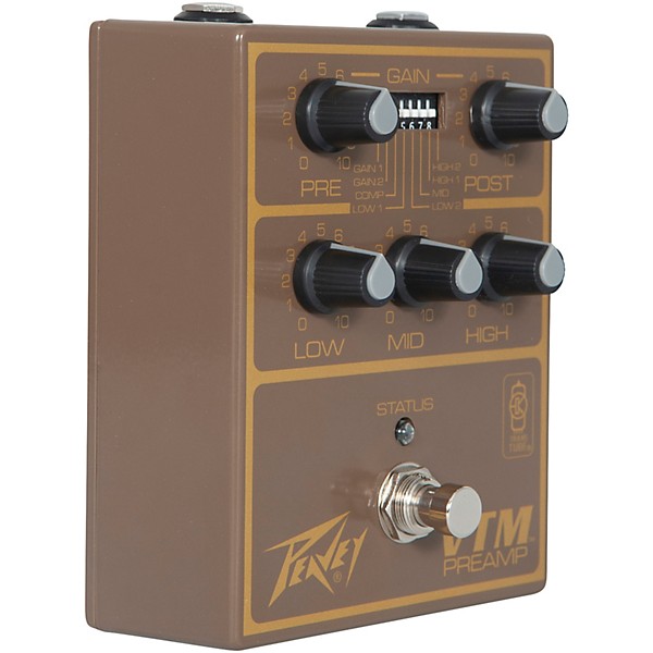 Peavey VTM Preamp Pedal Brown and Gold