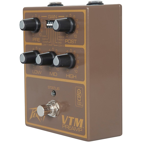 Peavey VTM Preamp Pedal Brown and Gold