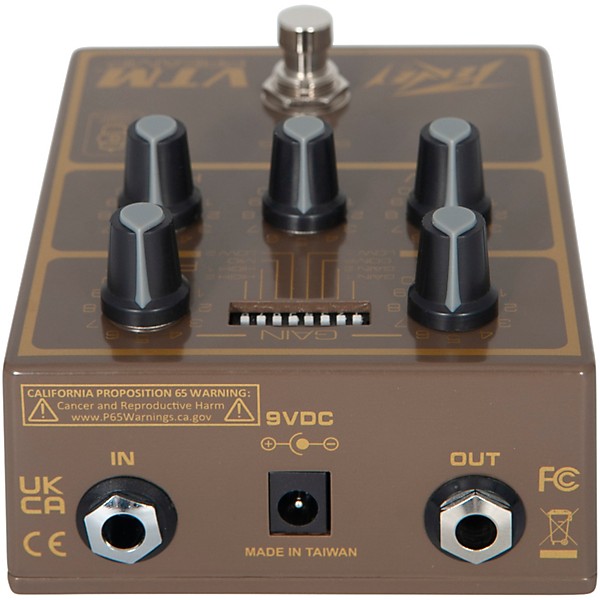 Peavey VTM Preamp Pedal Brown and Gold