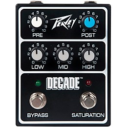 Peavey Decade Preamp Pedal Black