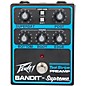 Peavey Bandit Supreme Teal Stripe Preamp Pedal Black and Teal