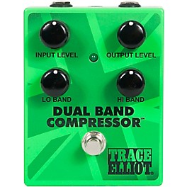 Trace Elliot Dual Band Compressor Pedal Green