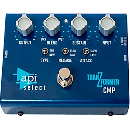 API TranZformer CMP Compressor Effects Pedal Blue