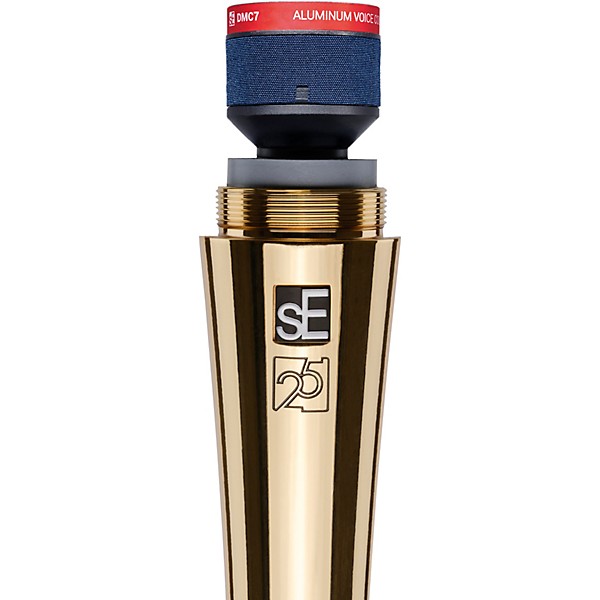 sE Electronics V7 Studio-Grade Supercardioid Handheld Microphone - 25th Anniversary Gold