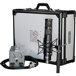 Peluso Microphone Lab P-24 Stereo Large Diaphragm Condenser Tube Microphone Kit. Matte Black