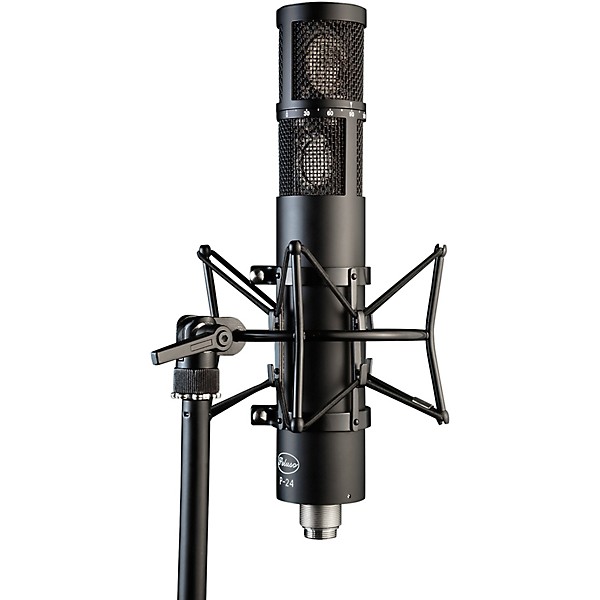 Peluso Microphone Lab P-24 Stereo Large Diaphragm Condenser Tube Microphone Kit. Matte Black