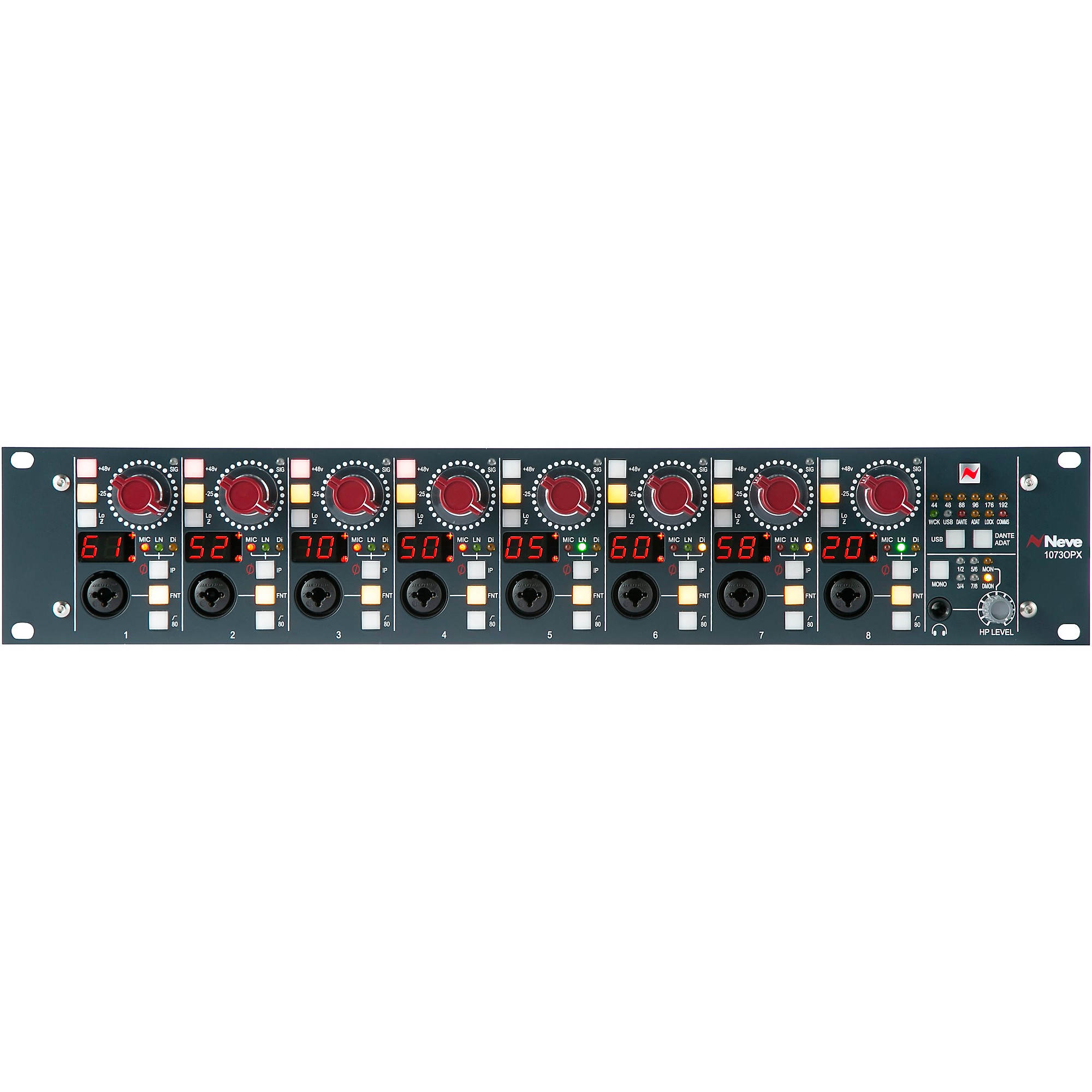 ミュージック N.N Neve 1073OPX 8-Channel Microphone Preamp With Remote Control & USB
