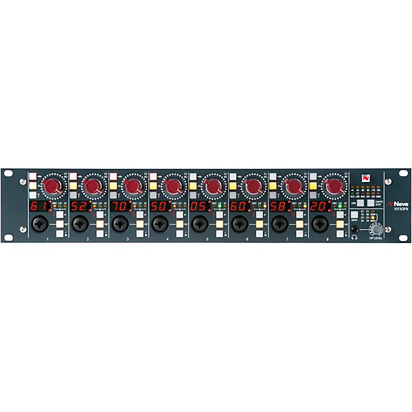Neve 1073OPX 8-Channel Microphone Preamp With Remote Control & USB/Dante Option Card