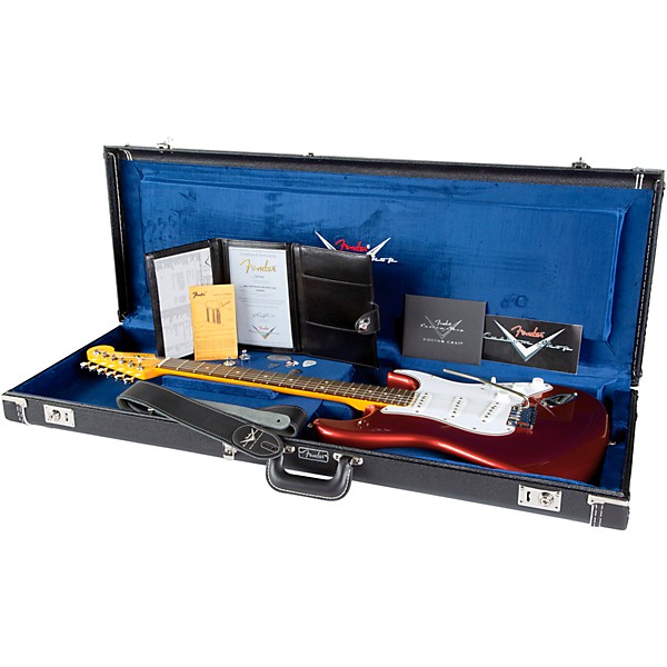 Fender Custom Shop Custom Deluxe Stratocaster NOS Limited-Edition Electric Guitar Candy Apple Red