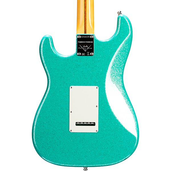 Fender Custom Shop Custom Deluxe Stratocaster NOS Limited-Edition Electric Guitar Sea Foam Green Sparkle